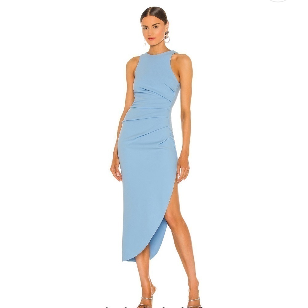 MISHA Ida Dress in Powder